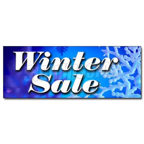 Signmission Safety Sign, 24 in Height, Vinyl, 9 in Length, Winter Sale D-24 Winter Sale - main